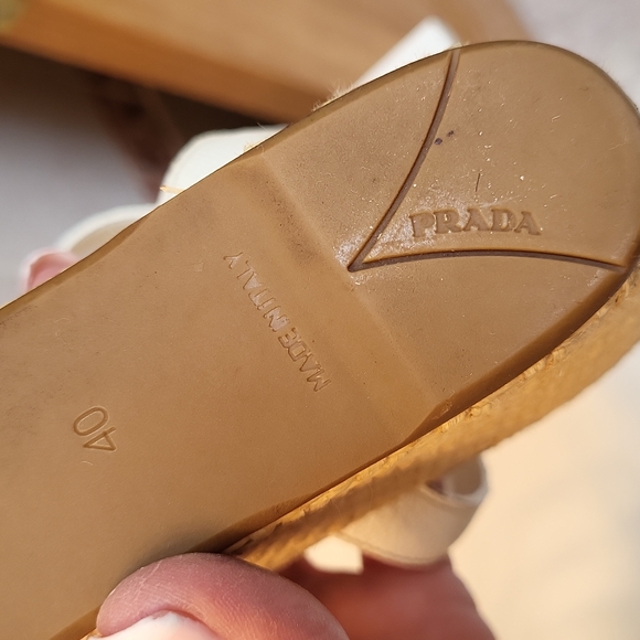 PRADA platform sandals size 40 - Picture 10 of 10